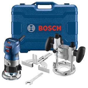 Bosch 1.25 HP Colt (Max) Corded Palm Router Combination Kit, Fix