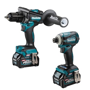 MAKITA 40Vmax XGT BL Hammer Drill-Driver & Impact Driver Kit w/2