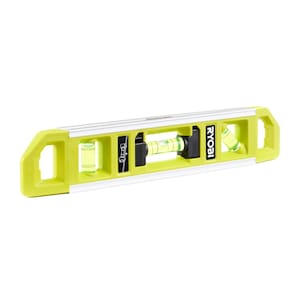 RYOBI 9 Inch 2-In-1 Torpedo Level and Line Level