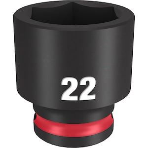 Milwaukee Tool SHOCKWAVE Impact Duty 3/8in Drive 22MM Standard 6 Point So