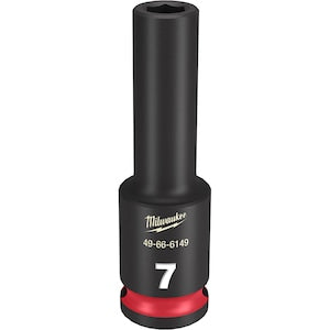 Milwaukee Tool SHOCKWAVE Impact Duty 3/8in Drive 7MM Deep 6 Point Socket