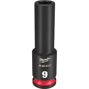 Milwaukee Tool SHOCKWAVE Impact Duty 3/8in Drive 9MM Deep 6 Point Socket