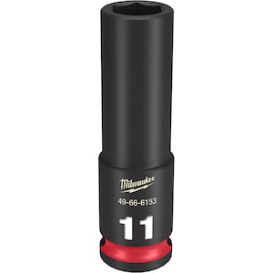 Milwaukee Tool SHOCKWAVE Impact Duty  3/8inDrive 11MM Deep 6 Point Socket