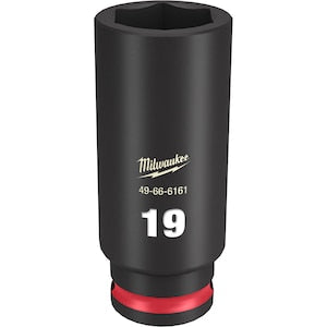 Milwaukee Tool SHOCKWAVE Impact Duty 3/8in Drive 19MM Deep 6 Point Socket