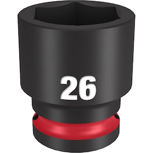 Milwaukee Tool SHOCKWAVE Impact Duty 1/2in Drive 26MM Standard 6 Point So