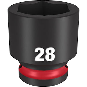 Milwaukee Tool SHOCKWAVE Impact Duty 1/2in Drive 28MM Standard 6 Point So