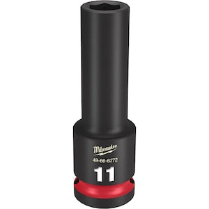 Milwaukee Tool SHOCKWAVE Impact Duty 1/2in Drive 11MM Deep 6 Point Socket