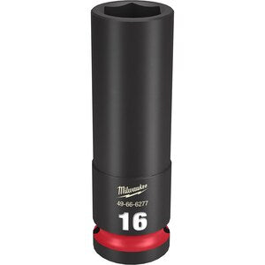 Milwaukee Tool SHOCKWAVE Impact Duty 1/2in Drive 16MM Deep 6 Point Socket
