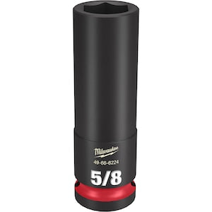 Milwaukee Tool SHOCKWAVE Impact Duty 1/2in Drive 5/8in Deep 6 Point Socke