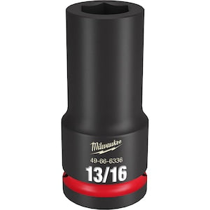 Milwaukee Tool SHOCKWAVE Impact Duty 3/4in Drive 13/16in Deep 6 Point Soc