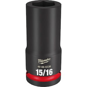 Milwaukee Tool SHOCKWAVE Impact Duty 3/4in Drive 15/16in Deep 6 Point Soc