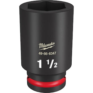 Milwaukee Tool SHOCKWAVE Impact Duty 3/4in Drive 1-1/2in Deep 6 Point Soc