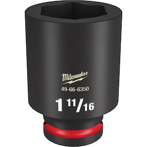 Milwaukee Tool SHOCKWAVE Impact Duty 3/4in Drive 1-11/16in Deep 6 Point S