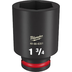 Milwaukee Tool SHOCKWAVE Impact Duty 3/4in Drive 1-3/4in Deep 6 Point Soc