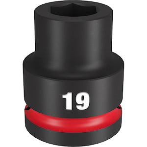 Milwaukee Tool SHOCKWAVE Impact Duty 3/4in Drive 19MM Standard 6 Point So