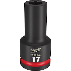 Milwaukee Tool SHOCKWAVE Impact Duty 3/4 Inch Drive 17MM Deep 6 Point Soc