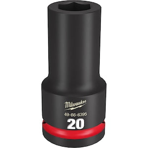Milwaukee Tool SHOCKWAVE Impact Duty 3/4 Inch Drive 20MM Deep 6 Point Soc