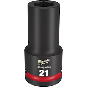 Milwaukee Tool SHOCKWAVE Impact Duty 3/4 Inch Drive 21MM Deep 6 Point Soc