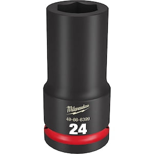 Milwaukee Tool SHOCKWAVE Impact Duty 3/4 Inch Drive 24MM Deep 6 Point Soc
