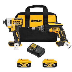 DEWALT 20V MAX Brushless Cordless Drywall Screw Gun/Impact 2-Tool