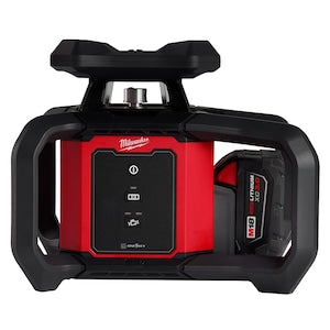 Milwaukee Tool M18 18-Volt 2000 ft. Red Exterior Rotary Laser Level Kit w