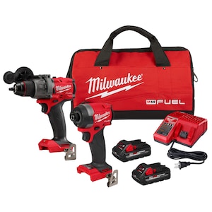 Milwaukee Tool M18 FUEL 18V Li-Ion Brushless Hammer Drill and Impact Driv