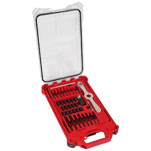 Milwaukee Tool SAE Tap & Die PACKOUT Set w/ Hex-LOK 2-in-1 Handle (38-Pie
