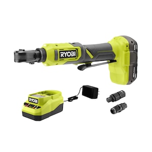 RYOBI 18V ONE+ Cordless Multi-Size Ratchet 3/8 in. and 1/4 in. K