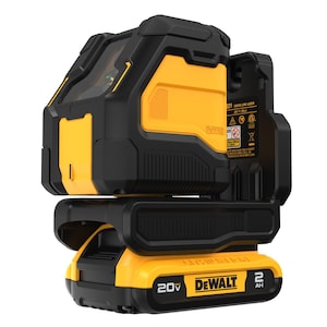 DEWALT 20V MAX Lithium-Ion Green Cross Line Laser Level Kit with