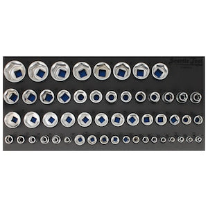 Seattle Tool 1/4-inch, 3/8-inch and 1/2-inch Metric Socket Set (53-Piec