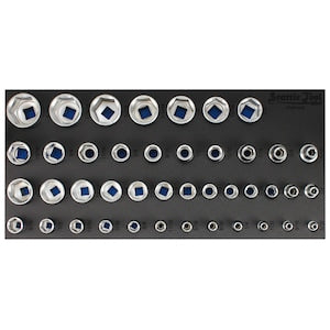 Seattle Tool 1/4-inch, 3/8-inch and 1/2-inch SAE Socket Set (42-Piece)
