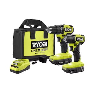 RYOBI 18V ONE+ HP Cordless Compact 1/2 in. Drill and Impact Driv