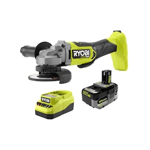 RYOBI 18V ONE+ HP Brushless Cordless 4-1/2 in. Angle Grinder Kit