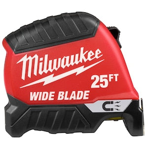 Milwaukee Tool 25ft Wide Blade Magnetic Tape Measure
