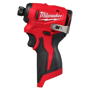 Milwaukee Tool 12V M12 Lithium-Ion Brushless Cordless 1/4" Hex Impact Dri