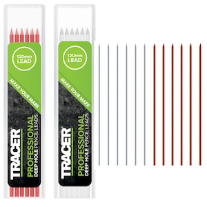 TRACER Red & White 2.8mm Leads - 12pcs