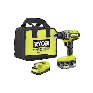 RYOBI 18V ONE+ HP Brushless Cordless 1/2 in. Drill/Driver Kit wi