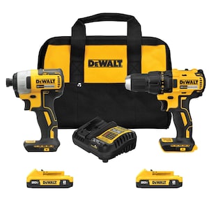 DEWALT 20V Max Brushless Cordless Drill/Impact 2-Tool Combo Kit w