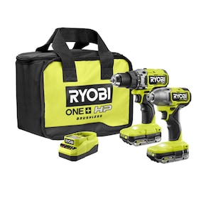 RYOBI 18V ONE+ HP Brushless Cordless 2-Tool Combo Kit with (2) 2