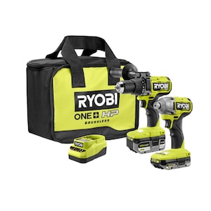 RYOBI 18V ONE+ HP Brushless Cordless 2-Tool Combo Kit w/ (1) 2.0