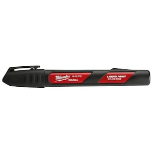Milwaukee Tool INKZALL Black Liquid Paint Marker