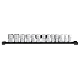 Milwaukee Tool 1/2 in. Drive 12-Point Metric Socket Set (13-Piece)