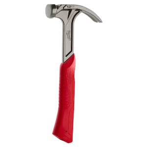 Milwaukee Tool 12oz Smooth Face Hybrid Claw Finish Hammer