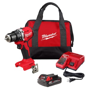 Milwaukee Tool M18 18V Li-Ion Brushless Cordless 1/2 in. Compact Drill/Dr