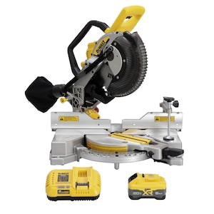 DEWALT 20V MAX XR 10 in. Double Bevel Fixed Miter Saw Kit