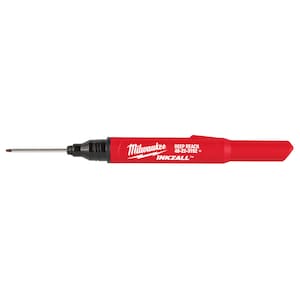 Milwaukee Tool INKZALL Black 2-IN-1 Deep Reach Ultra Fine Point Jobsite M