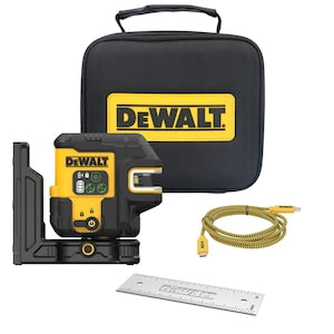 DEWALT USB Green 2-Spot & Crossline Laser Base Kit