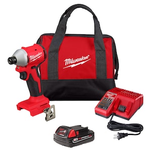 Milwaukee Tool M18 18V Li-Ion Compact Brushless Cordless 1/4in. Impact Dr